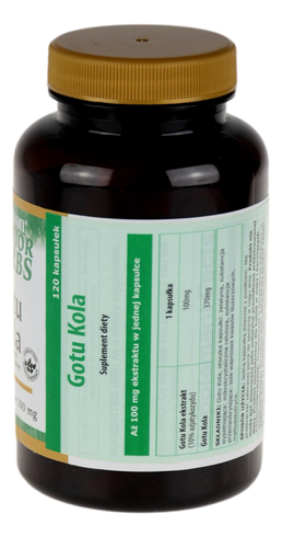 Gotu kola ekstrakt 100mg - 120kaps SWANSON