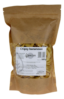 Chipsy bananowe 500g NATUR PLANET