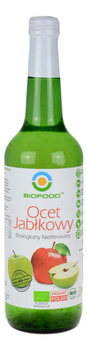 Ocet jabłkowy niefiltrowany BIO 700ml BIOFOOD
