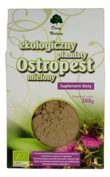 Ostropest plamisty mielony EKOLOGICZNY 200g DARY NATURY