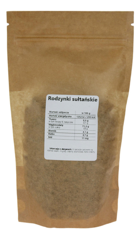 Rodzynki sułtańskie 250g NATUR PLANET