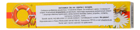 Żel do zębów i dziąseł - Ratownik 55 - 42g DR RETTER