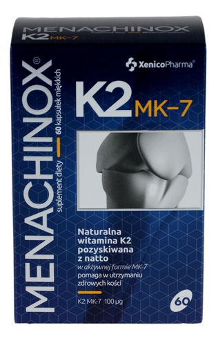 Menachinox Witamina K2 MK-7 60 kapsułek - XENICO PHARMA