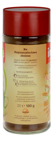 Kawa klasyczna BIO 100g INKA