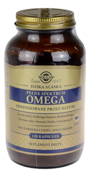 Pełne Spektrum Omega 120 kaps. SOLGAR