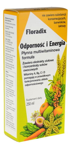 Floradix Odpornosć i Energia (Tonik) 250ml