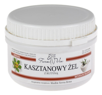 Żel kasztanowy z rutyną 350g FARM-VIX
