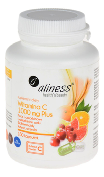 Witamina C 1000mg Plus 100kaps ALINESS