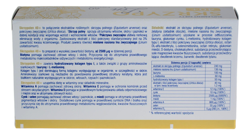 Skrzypolen z biotyną max 40+ 60 tabletek OLOFARM