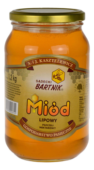 Miód lipowy 1,2kg BARTNIK