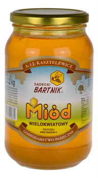 Miód wielokwiatowy 1,2kg BARTNIK