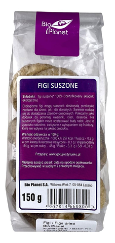 Figi suszone BIO 150g BIO PLANET