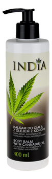 Balsam do ciała z olejem z konopi 400ml INDIA