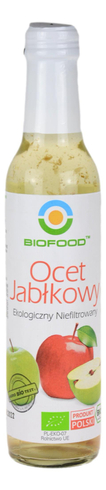 Ocet jabłkowy niefiltrowany BIO 250ml BIOFOOD