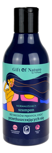 Normalizujący szampon do włosów przetłuszczających się 300ml GIFT OF NATURE
