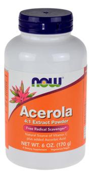 Acerola 4:1 - ekstrakt w proszku 170g NOW