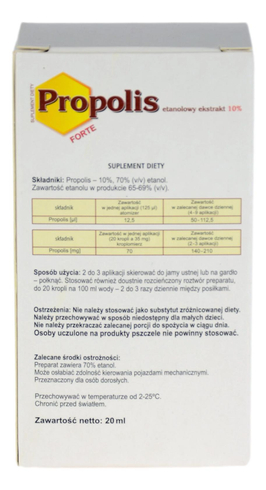 Propolis Forte (Spray do gardła) ekstrakt 20ml BARTPOL