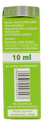 Olejek eteryczny eukaliptusowy 10ml ETJA