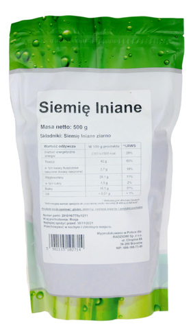 Siemię lniane 500g VIVIO
