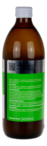 Aloes z miąższem sok 500ml EKAMEDICA