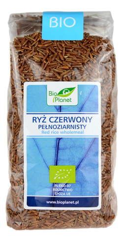 Ryż czerwony pełnoziarnisty BIO 500g BIO PLANET