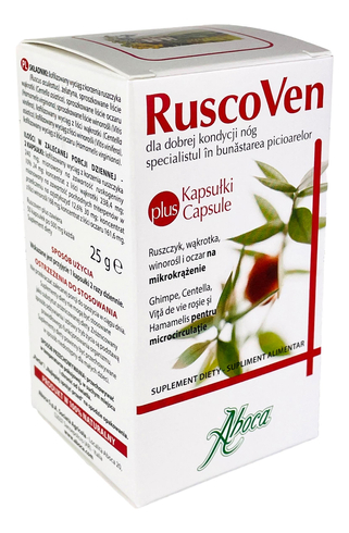 RuscoVen dla dobrej kondycji nóg 50kaps. ABOCA