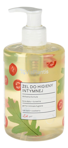 Żel do higieny intymnej Kora dębu + Żurawina 300ml VISPLANTIS