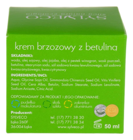 Krem brzozowy z betuliną 50ml SYLVECO
