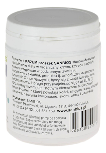Krzem proszek 100g SANBIOS