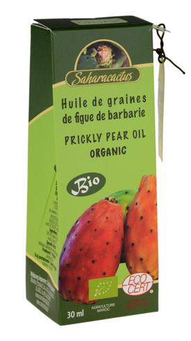Olej z nasion opuncji figowej BIO certyfikat ECOCERT 30ml SAHARACACTUS