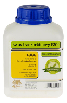 Kwas L-askorbinowy E300 - Witamina C - 250g YUCCA