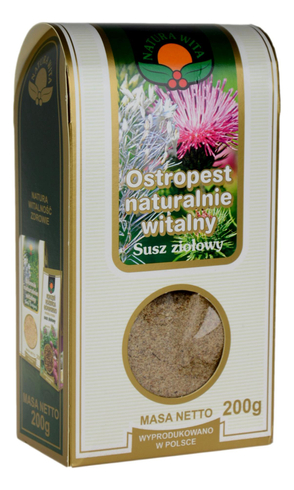 Ostropest naturalnie witalny mielony 200g NATURA WITA