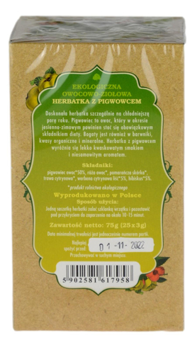 Herbatka z Pigwowcem EKO 25x3g DARY NATURY