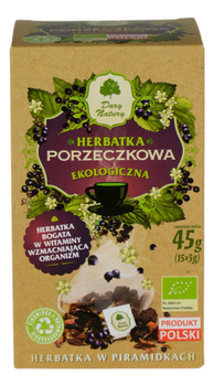 Herbatka w piramidkach Porzeczkowa EKO 15x3g DARY NATURY