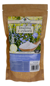 Inulina z cykorii 300g PIĘĆ PRZEMIAN