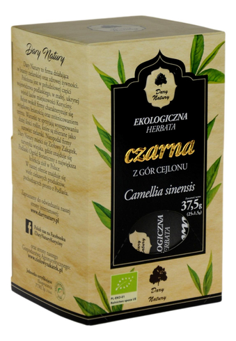 Herbata czarna celjońska EKO 25x1,5g DARY NATURY
