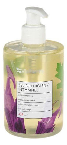 Żel do higieny intymnej Kora dębu + Szałwia 300ml VISPLANTIS