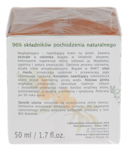 Bio Rokitnik - Krem do twarzy wygładzający 50ml AVA