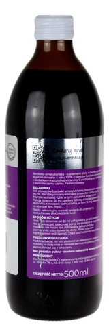 Borówka amerykańska sok 500ml EKAMEDICA