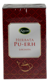 Herbata czerwona PU-ERH liściasta 80g KAWON