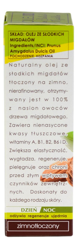 Olej ze słodkich migdałów BIO 50ml ETJA