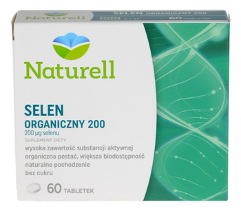 Selen Organiczny 200 - 60 tabletek NATURELL