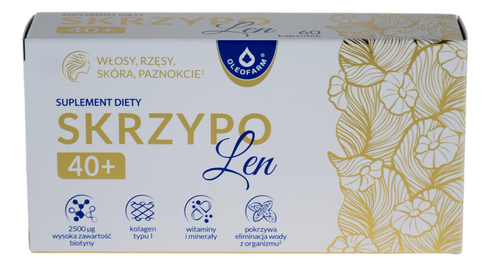 Skrzypolen z biotyną max 40+ 60 tabletek OLOFARM