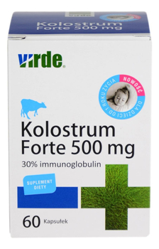 Colostrum FORTE 500mg 60 kapsułek VIRDE