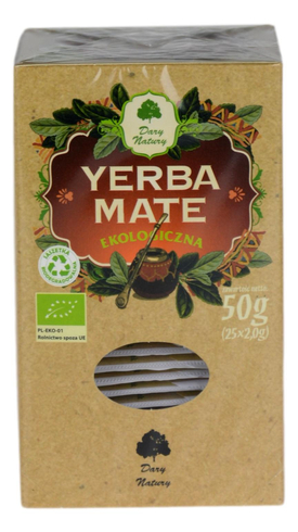 YERBA MATE Eko w saszetkach (25x2g) DARY NATURY