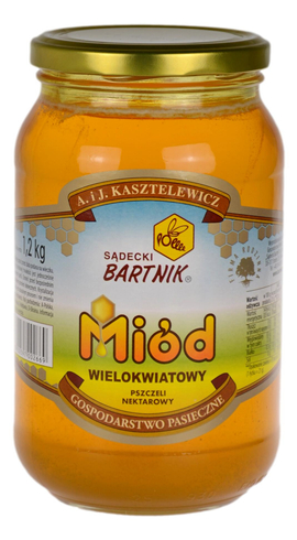 Miód wielokwiatowy 1,2kg BARTNIK