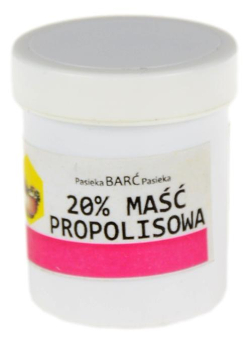 Maść propolisowa 20% 20g Pasieka BARĆ Kamianna