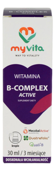 Witamina B - Complex krople 30ml MY VITA