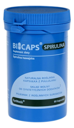 BICAPS Spirulina 60 kapsułek FORMEDS