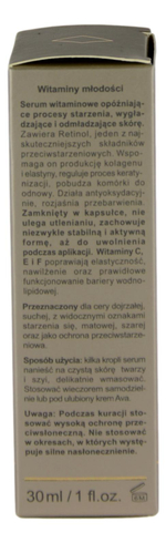 Aktywator Młodości - Retinol z witaminami C,E,F - 30ml AVA